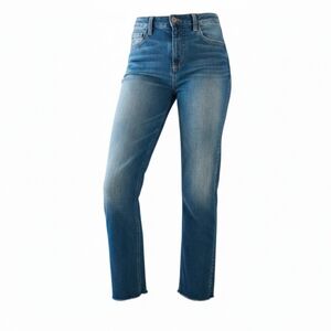 Frank & Eileen Derry Jeans Womens Size 29 Straight Leg High Risr Blue Denim